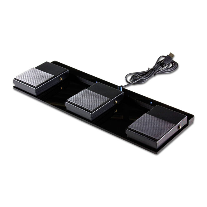[DK]USB trippel fodpedal